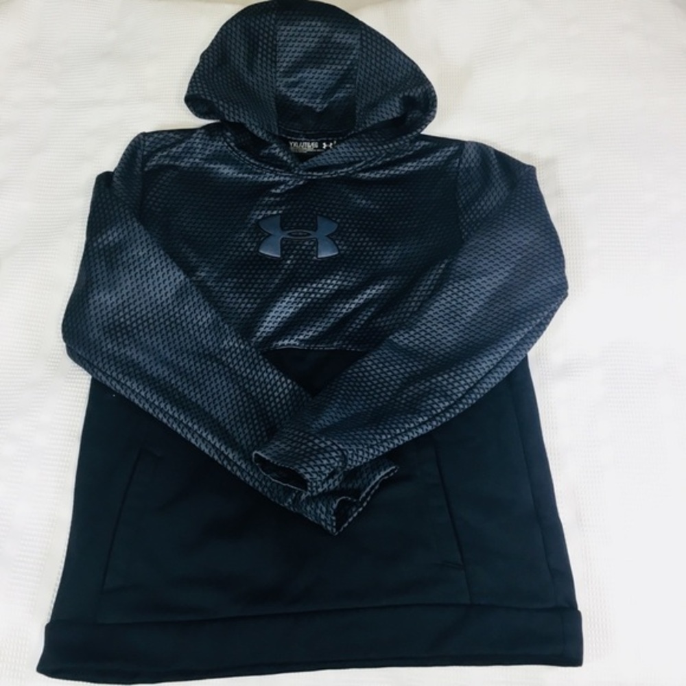 Under Armour Storm 1 Black Pullover Hoodie Boy YXL